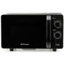 Orbegozo Microondas sin Plato Giratorio con Grill y Tecnología Flatbed MIG 2071 CE, 700W (800W Grill), Capacidad 20L, 5 Niveles Potencia, Interior Cerámico, Negro